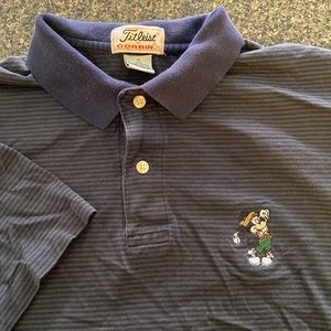 Titleist by Corbin Men’s Medium Mickey Mouse Disney Golf Short Sleeve Navy Polo